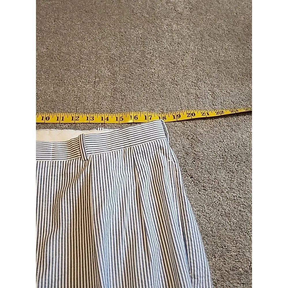 POLO RALPH LAUREN Men's 35 X 32 Blue & White Striped Pants Preppy Lawn Outdoor - Picture 3 of 14